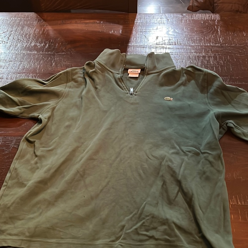 Men’s Lacoste quarter zip